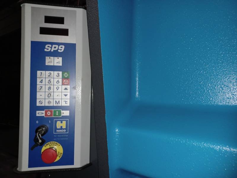 machine outil cisaillage débit couper métal acier inox professionnelle occasion HACO FHAMO France