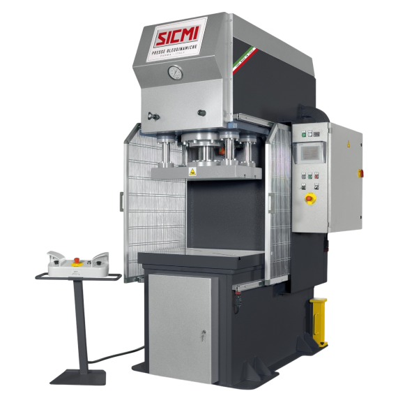 presse électrohydraulique à 4 colonnes estampage matériaux tole SICMMI FHAMO France