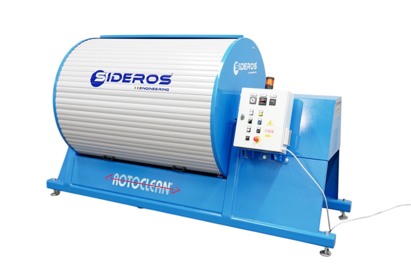 tonneau rotatif ébavurage finition métal ROTOCLEAN EVO SIDEROS FHAMO Grenoble