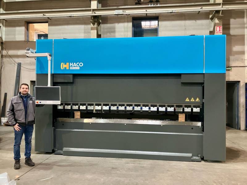 PRESSE PLIEUSE COMMANDE NUMERIQUE HACO EUROMASTER FHAMO BENNE SEMPERE PERPIGNAN