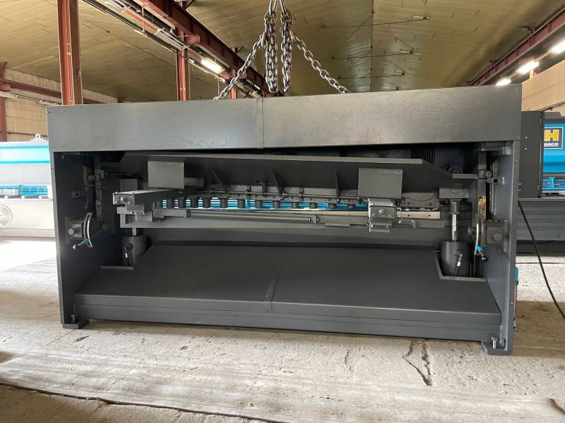 machine outil industrielle cisaillage débit couper métal acier inox occasion HACO FHAMO France