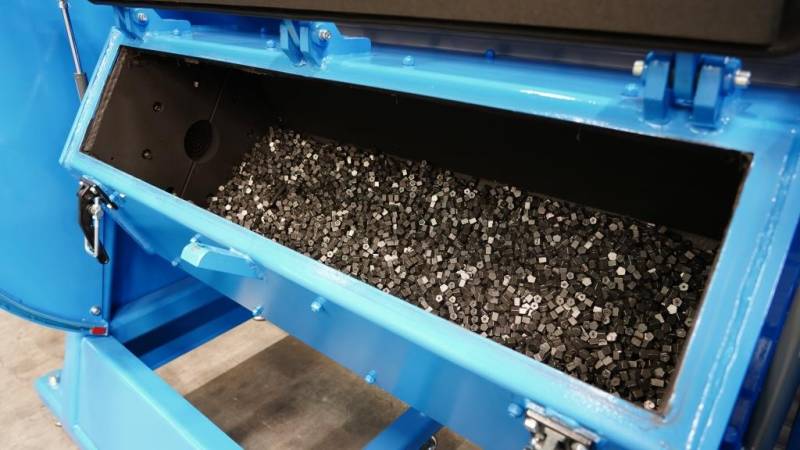 tonneau rotatif ébavurage pièces métalliques découpe laser SIDEROS FHAMO Bordeaux