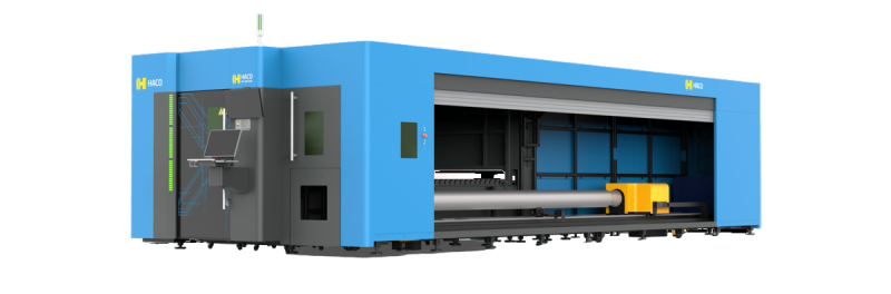Découpe laser fibre combiné tôle et tube HFL-GXE
