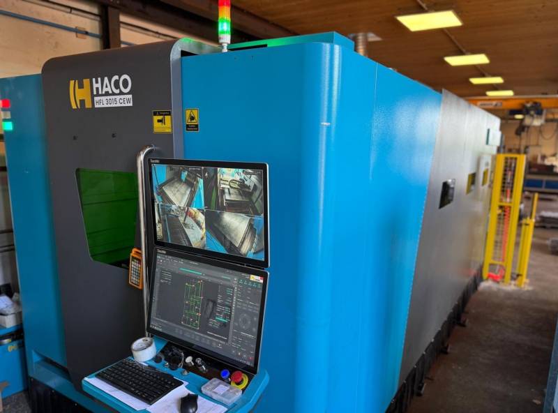 installation laser fibre HACO GS 3015 – 6KW à Saint-Germain-au-Mont-d'Or