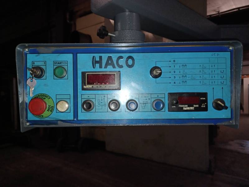 presse plieuse hydraulique occasion pas cher HACO FHAMO France 